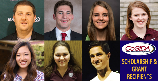 CoSIDA Announces 2016-17 Scholarship & Grant Winners
